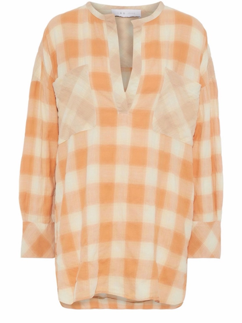 IRO Mayra Checked Cotton-Blend Flannel Shirt